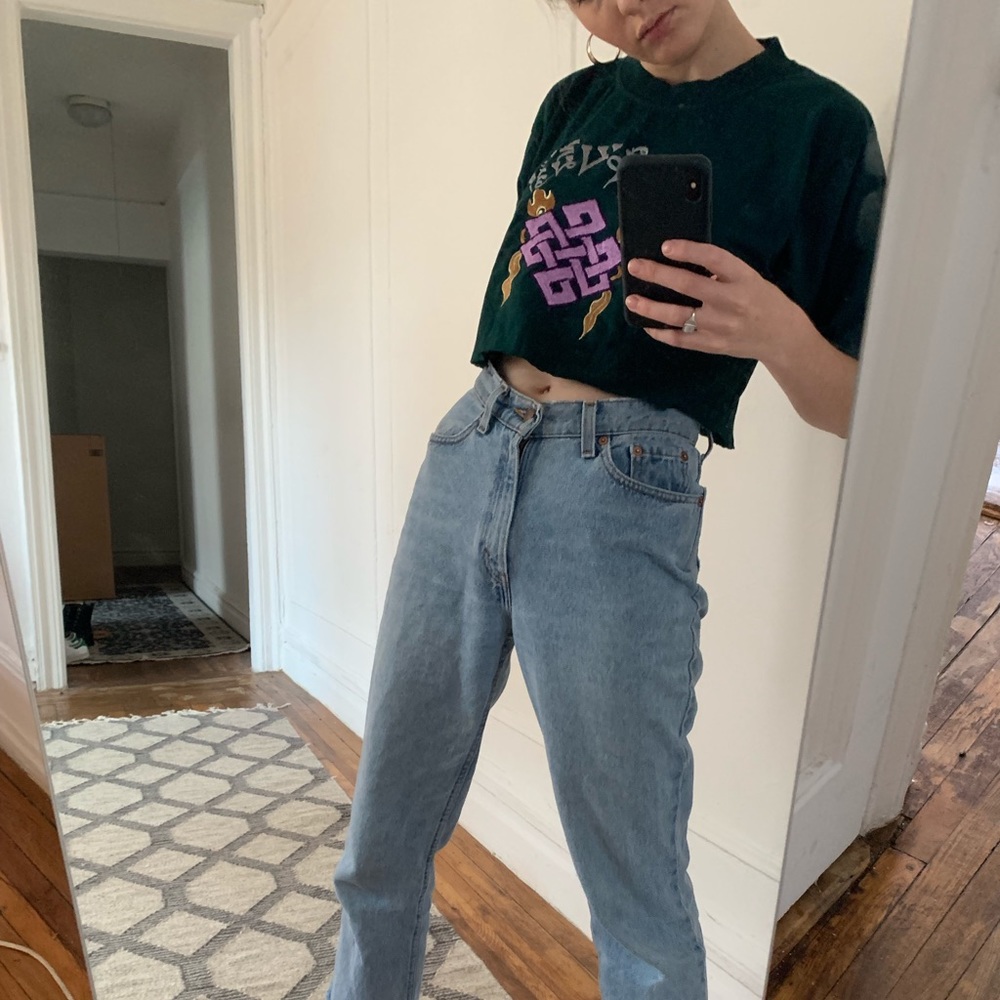 Vintage cropped tee